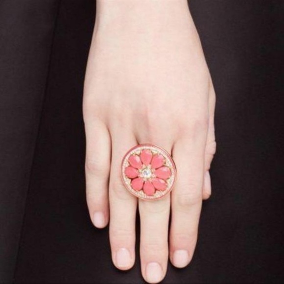 $98 Kate Spade Out of Office Grapefruit Ring size 7 - Picture 2 of 5